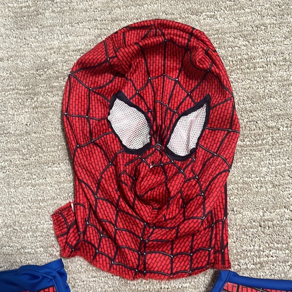 New men’s Spider man top & mask XL - Picture 2 of 4